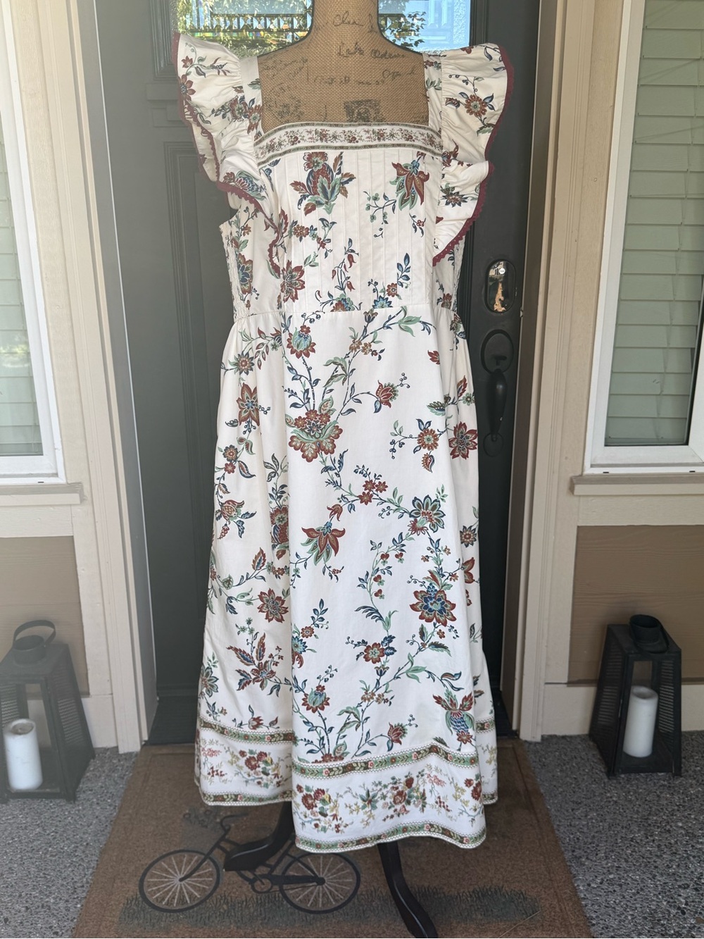 Tuckernuck x Studio McGee Nora Dress XXXL Floral Cottagecore Prairie Maxi NWT - Picture 2 of 11